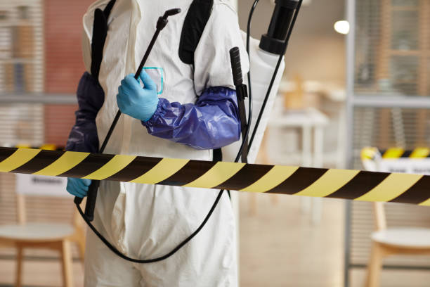Professional Blood Cleanup technician working in Baldwin, NY